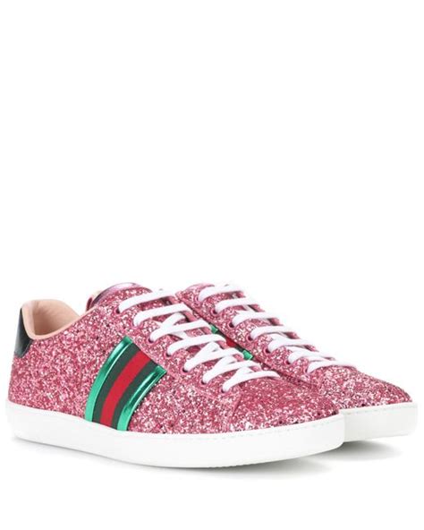 mens gucci glitter sneakers|gucci ace sneakers on sale.